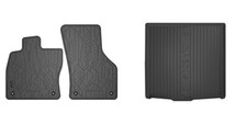 Frogum Fußmattensatz Autoteppich + Kofferraumwanne für VW Golf VIII Variant CG5