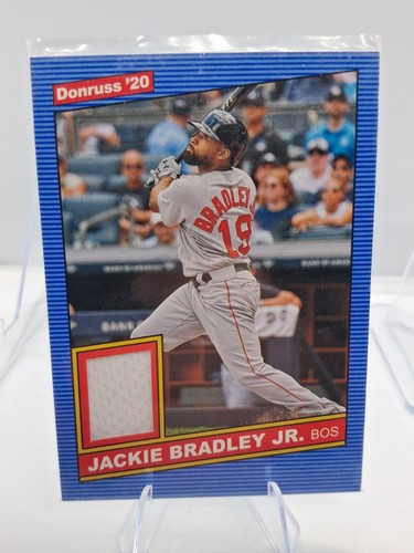 2020 Donruss Retro 1986 Materials Jackie Bradley Jr Game Used Jersey #14 Red Sox