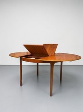 MCINTOSH TEAK DINING TABLE EXTENDING BUTTERFLY LEAF MID CENTURY RETRO C1960s