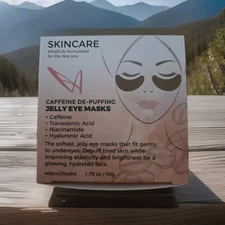LaSplash Cosmetics Caffeine De Puffing Jelly Eye Mask. 40 Pcs/ 20 Pairs~New 