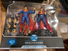 NEW DC Multiverse Superman V Superman Of Earth-3 Action Figure 2 Pack McFarlane