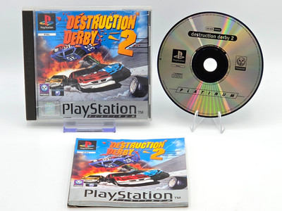 Destruction Derby 2 - Sony Playstation 1 - PS1 - CiB - PAL - Zustand Okay