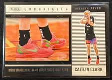 2025 Panini Basketball Caitlin Clark Chronicled Shoe Game #77 Indiana Fever