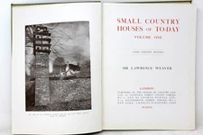 Small Country Houses of To-Day/Sir Lawrence Weaver/London, 1922/Quarto/PLATES