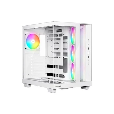 be quiet! Light Base 500 LX White PC-Gehäuse vollständig verglastes Seitenpanels