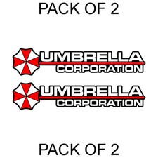 2x Umbrella Corporation Hive Resident Evil Sticker 3m Truck Vehicle Window Car