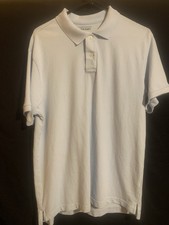 Old Navy Men  s Short Sleeve Polo Blue Large
