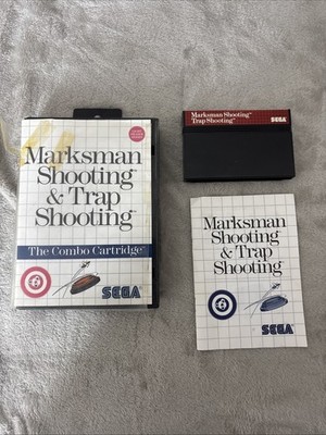 Marksman Shooting & Trap Shooting Sega Master System Video Game Light Phaser