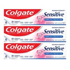 Colgate Sensitive Toothpaste Complete Protection Mint Clean 6oz (Lot of 3) 1.11 per gallon
