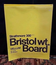 Strathmore 300 Series Bristol Vellum Pad 19x24 20 Sheets Heavyweight Paper
