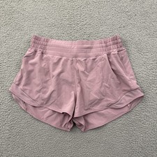 Lululemon Hotty Hot Shorts High Rise 2.5" Rose Blush Athletic Athleisure Women 8