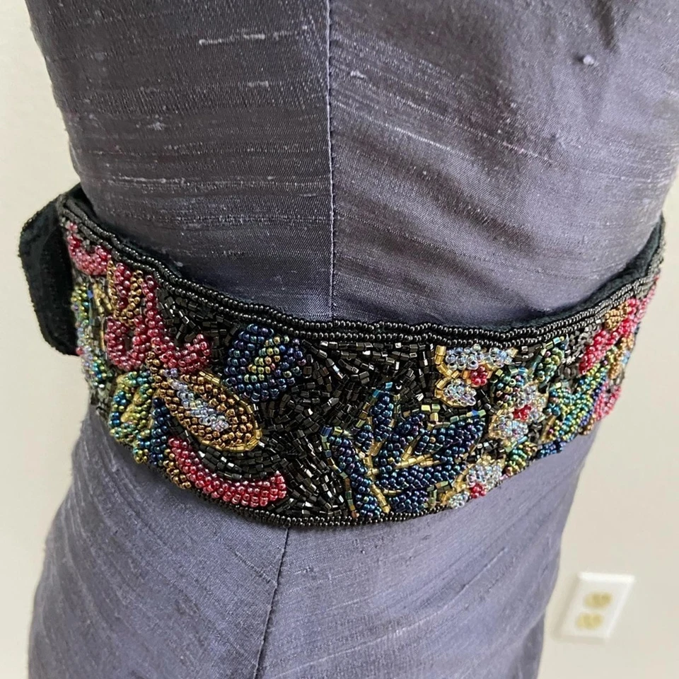 "Cinturón de cintura con cuentas Talbots de la década de 1980 - pequeño, 26-29""" Foto 2 de 4