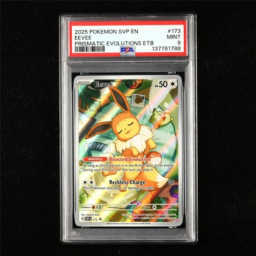 PSA 9 MINT 2025 Pokemon ENG Eevee H SVP en #173 Promo(1)