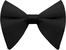 Oversized Bow Ties for Men, Pre Tied Men's Bowtie Big Bow tie for Black