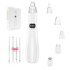 Blackhead Remover Pore Vacuum,5 Suction Power,5 Probes,USB Rechargeable