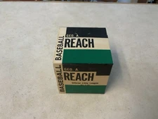 Vintage George Reach Baseball Sealed In Original Box Unused Mint