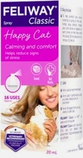 Feliway Classic Calming & Comfort Pheromone Spray Cats Travel Vet Visits 20ml