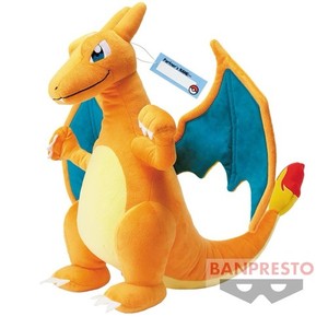 CHARIZARD BIG BANPRESTO BANDAI PELUCHE POKÉMON NEW WITH TAG AUTENTICO 36 CM BIG