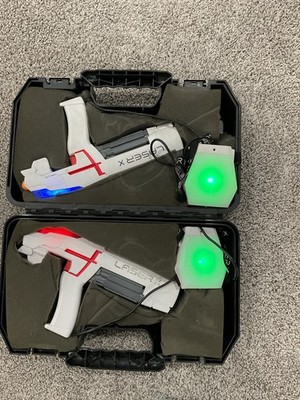 LASER X Laser Tag Micro Blaster Guns 2 with Arm Receiver - 2018 WORKS