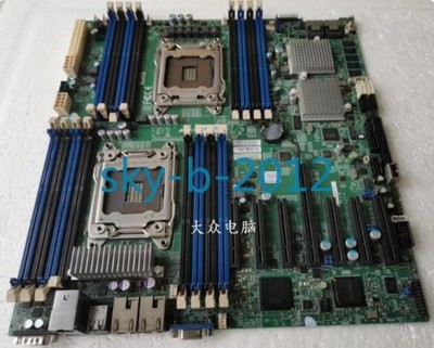 1 PCS   Micro X9DRH-7F Dual Channel Server Motherboard in good condition *nl