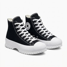 Converse Chuck Taylor Lugged 2.0 Black/Egret/White Womens 12.5 Mens 10.5