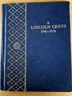 Complete Lincoln Wheat Cent Collection Whitman Album 1941 - 1958 PDS  51 Coins