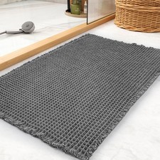 Waffle Bath Mat Rug Super Absorbent Non Slip Bath Mats for Bathroom Mat Ultra...