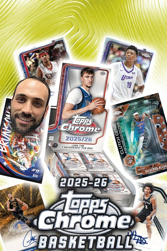 25/26 NBA TOPPS CHROME WITH DINO! GOOD MORNING!