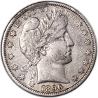 1896-P Barber Half Dollar 50C VF+ Very Fine Cleaned Details Philadelphia