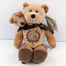 Limited Treasures Coin Bear 2000 Golden Dollar Coin Sacagawea and Pomp 2002
