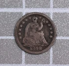 1848 T-3 Seated Liberty Half Dime #J11601