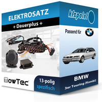 Towtec E-Satz 13Polig Fahrzeugspezifisch Passend für BMW 3Er Touring (Kombi) FP