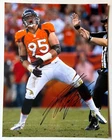 Autographed Denver Broncos Derek Wolfe 11x14 Photo Signed w/ COA