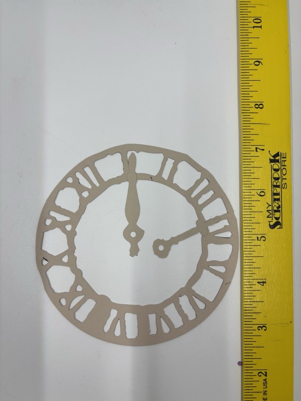 Sizzix/Tim Holtz "Weathered Clock" Bigz Die (657190)