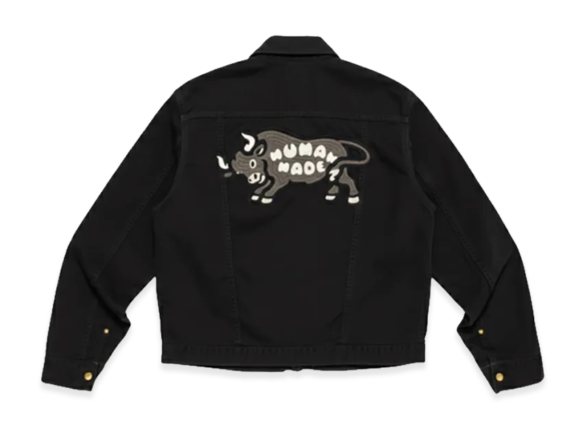 L 即発送 HUMAN MADE KOBE ZIP-UP WORK JACKET ブラック HUMAN MADE Zip-up Work Jacket Kobe - メルカリ