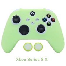 Xbox Series S X Luminous Glow in Dark Soft Silicone Cover Case Skin Shell
