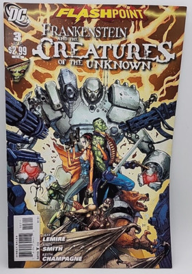 DC Comics Flashpoint Frankenstein And The Creatures Of The Unknown #3 Oct 2011