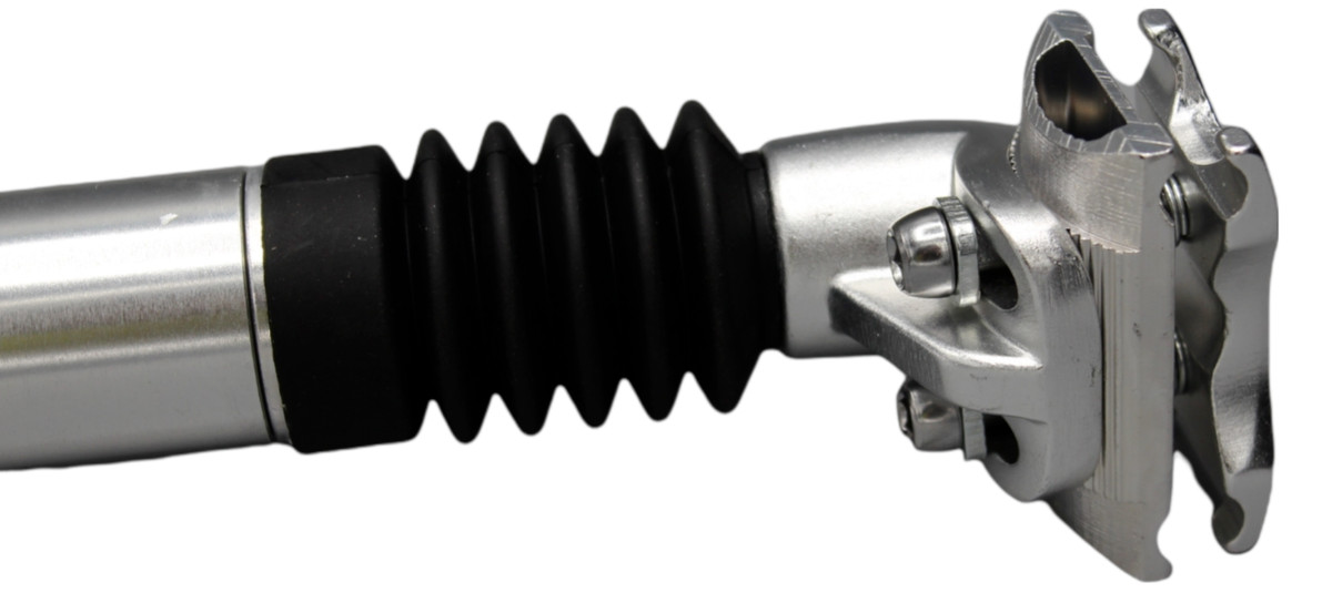 P4B Gefederte Sattelstütze 25,4mm - 40mm Federweg, Spiel & Vorspannung Einstellbar