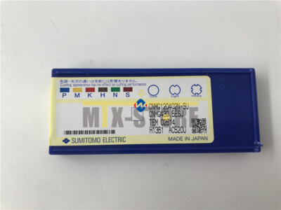 10pcs/box Brand New Sumitomo Carbide Inserts CNMG120402N-SU AC520U