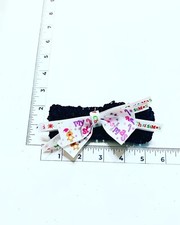 Handmade Hair Bows - Holiday - Christmas - 1st Christmas - Elastic Headband 3