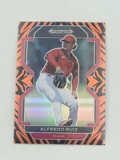 2022 Panini Prizm Draft Picks #PDP189 Alfredo Ruiz Tiger Stripes /99