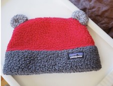 Patagonia Baby's Furry Friends Hat - Classic Red 12 Month