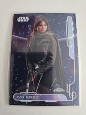 2024 Topps Chrome Star Wars Rebel Alliance Jyn Erso Refractor RA-9