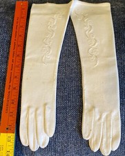 Vintage 60  s Ladies Fancy Long Gloves