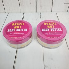 2 Trader Joe  s Brazil Nut Body Butter Cream 8 oz TJ Limited Edition NEW SEALED