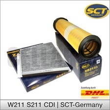 Mercedes Benz E-Klasse W211 S211 CDI: Innenraumfilter Pollenfilter + Luftfilter