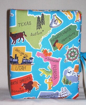 Many US States Travel Handcrafted Photo Album (5 1/2'' X 7'') Hold 100 4''X6'' NEW