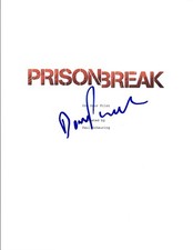 Dominic Purcell Signed Autographed PRISON BREAK Pilot Episode Script COA VD