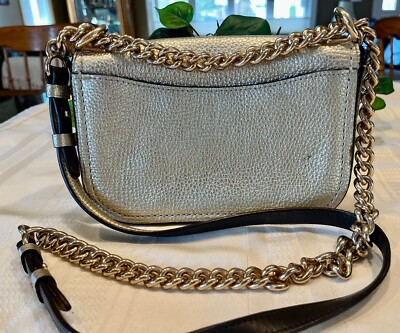 Coach 22720 Swagger 20 Crossbody Shoulder Bag Gold Metallic