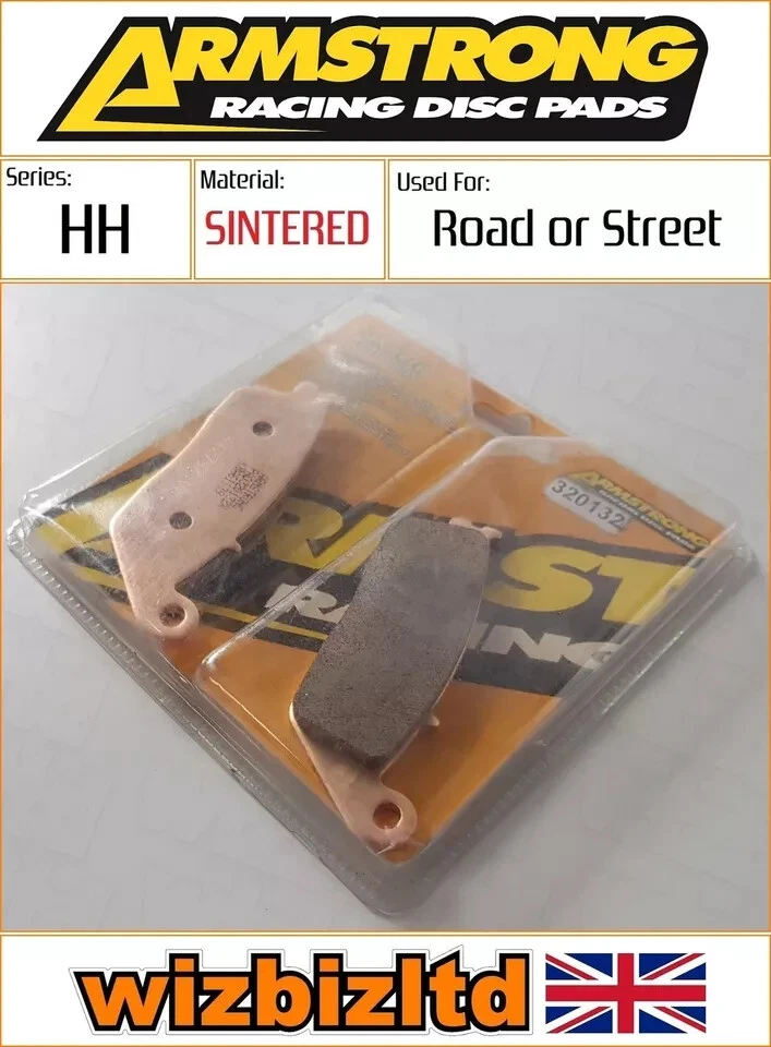 Pastillas de freno delanteras Armstrong caja abierta Daelim Roadwin R 125 Fi 2008-2014 Foto 4 de 4